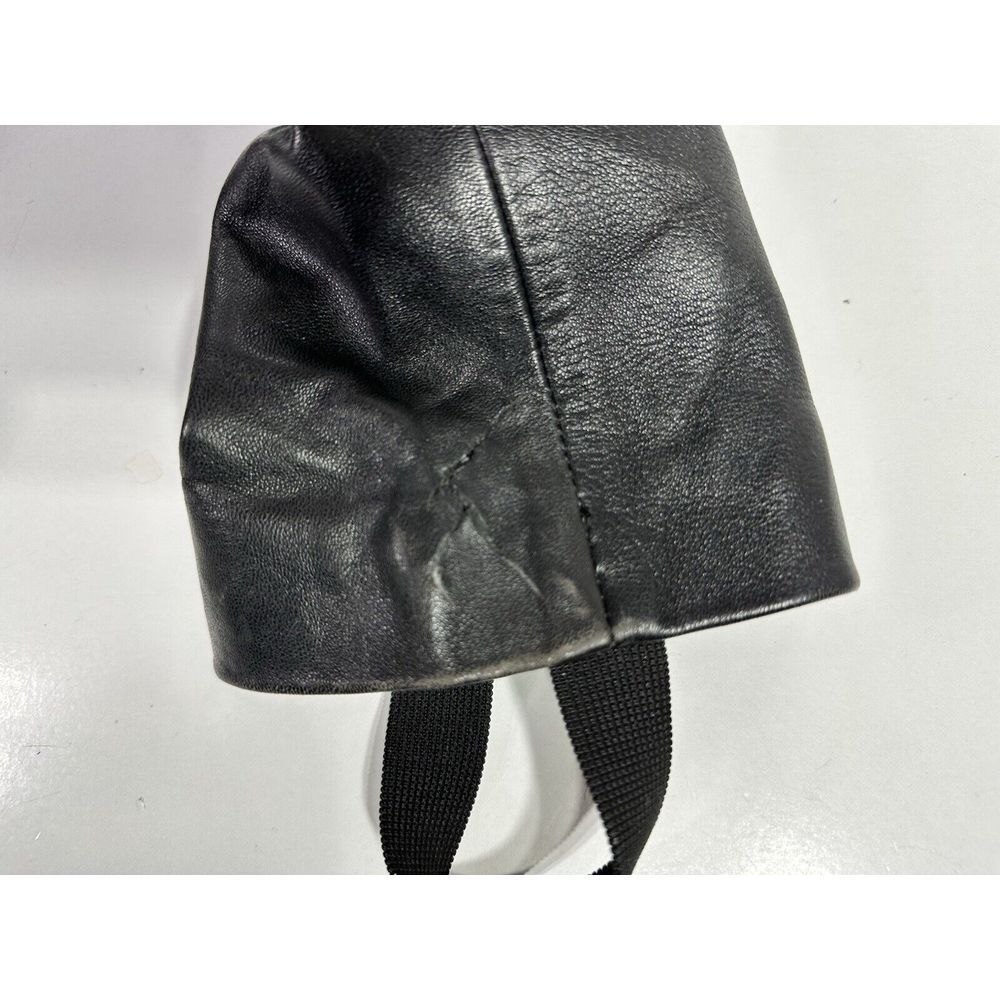 Vintage Wilson Leather Black Side Zip Pants With Stirups Womens Size 4 - Picture 7 of 9